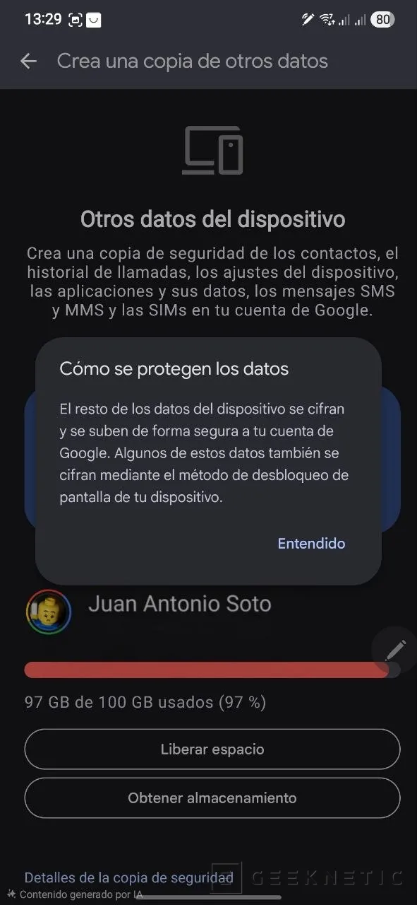 Geeknetic How to make a full backup manually and automatically on Android 2