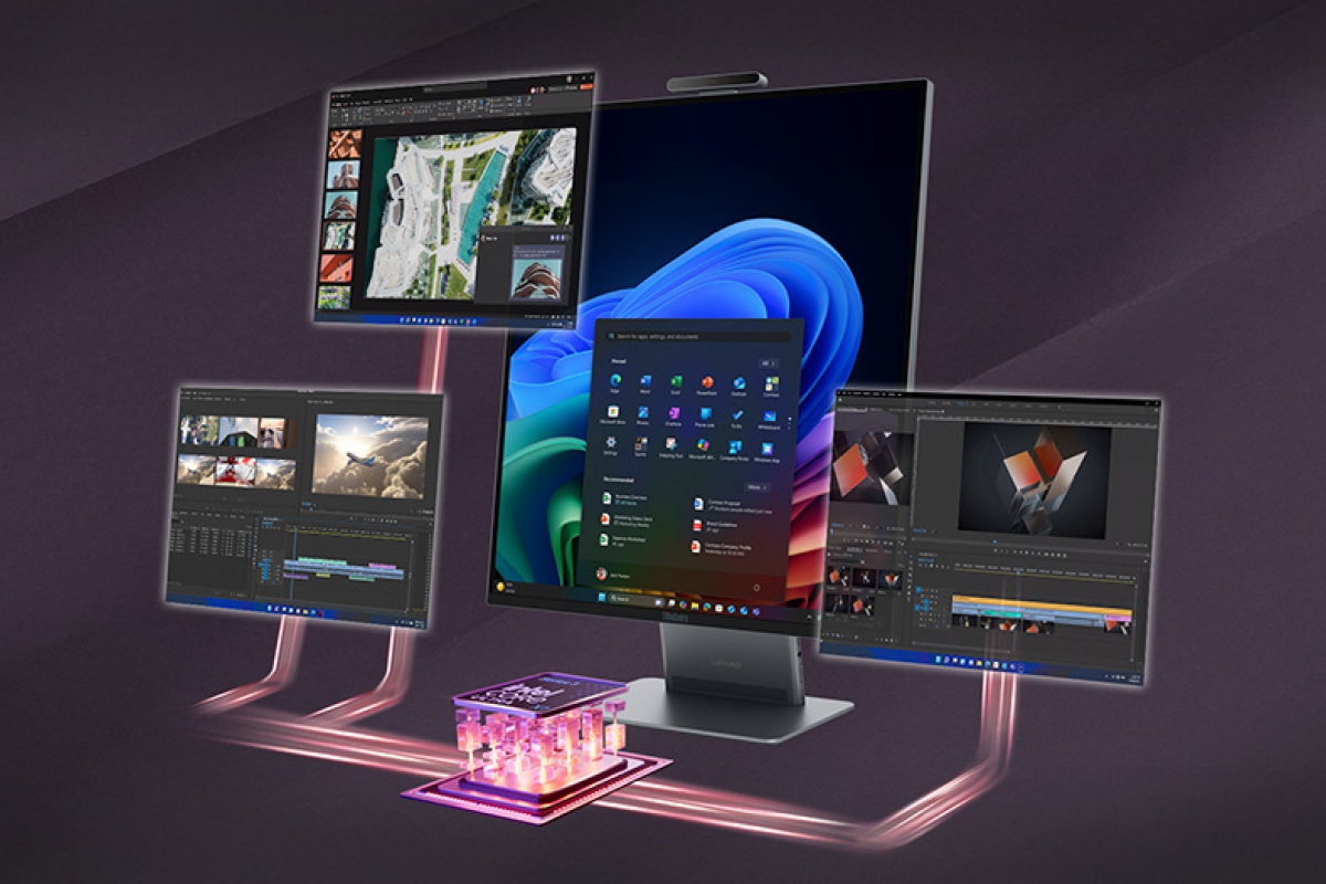 Lenovo bets on the 16:18 format in its new 28-inch all-in-one