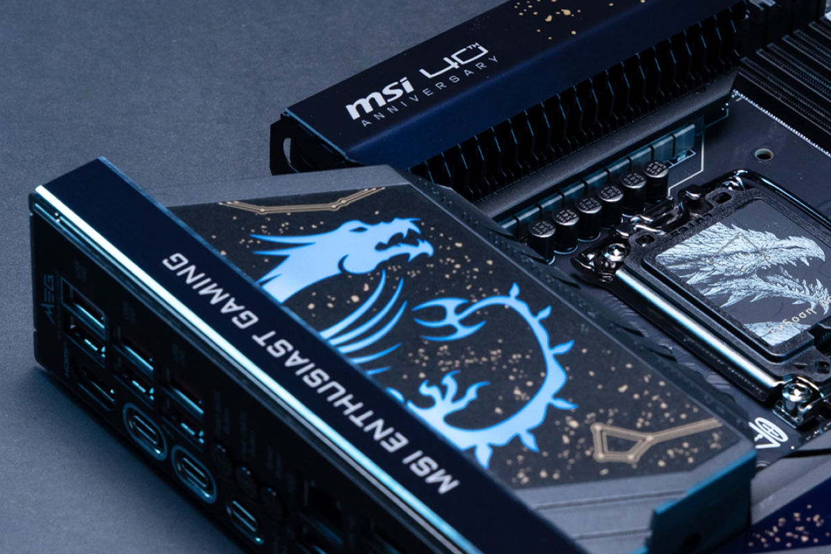 MSI celebrates its 40th anniversary with the MEG X870E ACE MAX board and the exclusive edition Titan 18 HX Draco Epic
