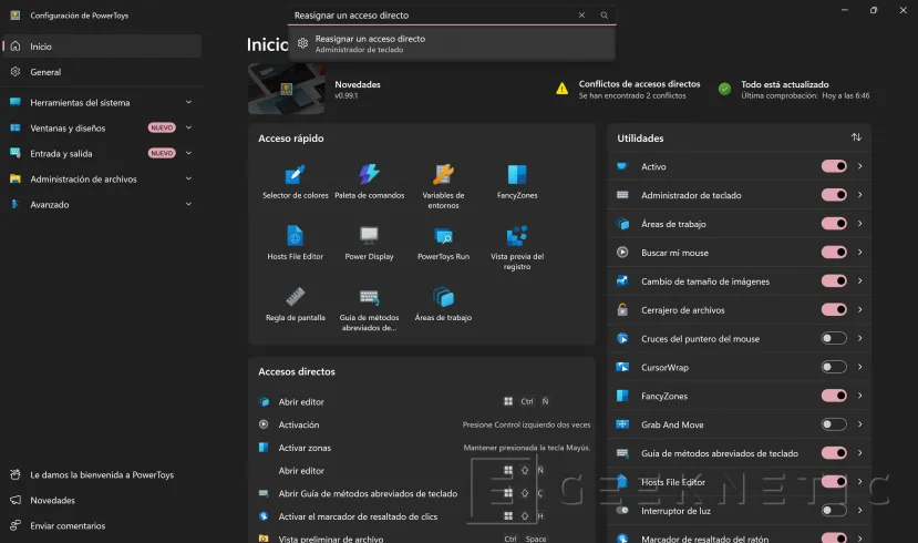 Geeknetic Fed up with Ctrl+E? How to activate universal keyboard shortcuts in Windows without changing the language 7