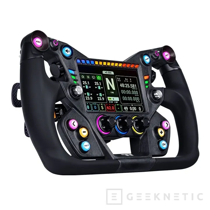 Geeknetic Thermaltake gets into serious sim racing with a new GT steering wheel and loadcell pedals designed for racing 2