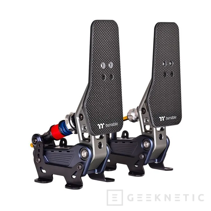 Geeknetic Thermaltake gets into serious sim racing with a new GT steering wheel and loadcell pedals designed for racing 3