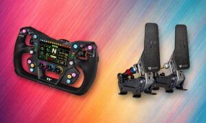 Thermaltake gets into serious sim racing with a new GT steering wheel and loadcell pedals designed for racing