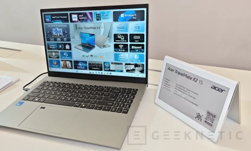 Geeknetic Acer TravelMate P6 14 AI drops the kilo and debuts the Comfort Touch design in its new professional range 2
