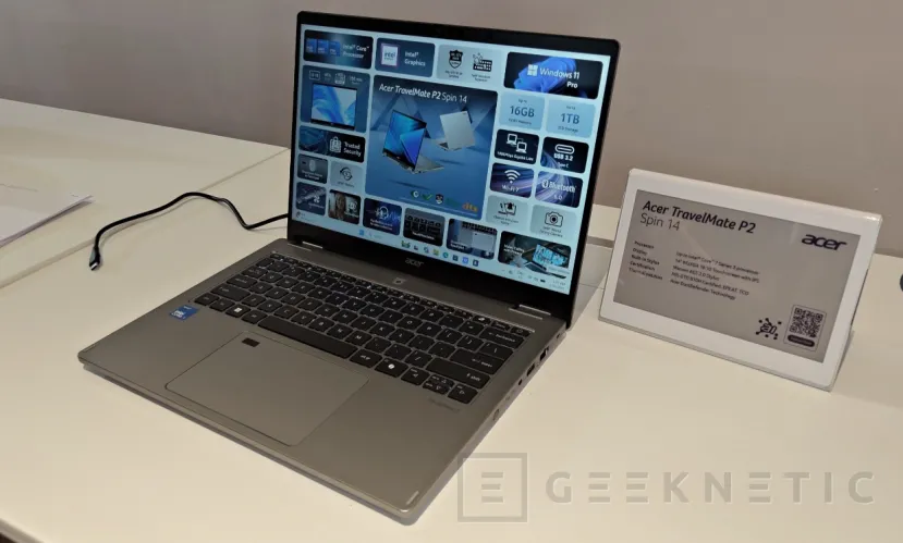 Geeknetic Acer TravelMate P6 14 AI drops the kilo and debuts the Comfort Touch design in its new professional range 3