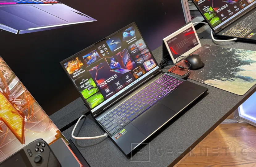 Geeknetic Acer Nitro 16: this is the brand's first laptop to use AMD 3D V-Cache technology with the Ryzen 9 9955HX3D 2