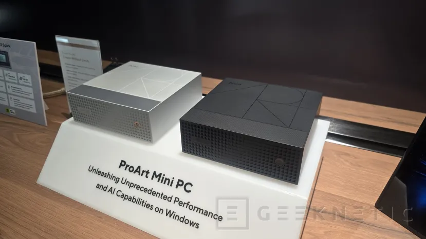Geeknetic ASUS bets on NVIDIA RTX Spark: the ProArt P16 and P14 arrive and a mini PC with up to 128 GB of unified memory and 1 petaflop of AI 2