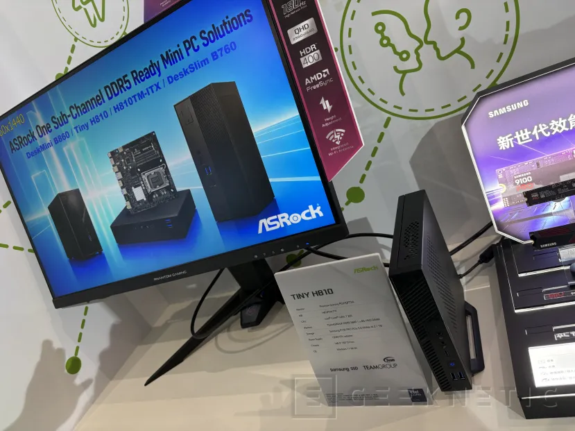 Geeknetic This is the mini PC of less than 5 liters with PCIe 5.0 x16 from ASRock that arrives together with the 1.2-liter Tiny H810 with Core Ultra 2