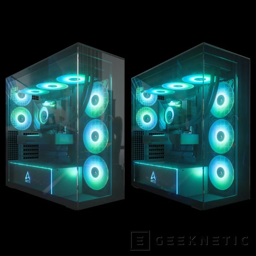 Geeknetic The new Arctic Xtender Black arrives with a transparent tempered glass panel and a 25% discount 2