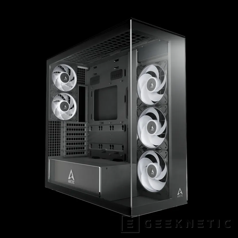 Geeknetic The new Arctic Xtender Black arrives with a transparent tempered glass panel and a 25% discount 3