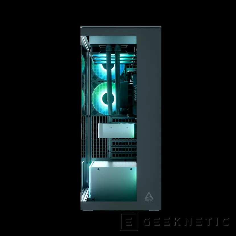 Geeknetic The new Arctic Xtender Black arrives with a transparent tempered glass panel and a 25% discount 4