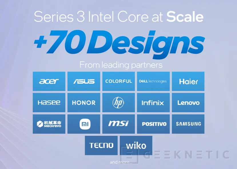 Geeknetic Intel launches the Core Series 3 for PCs with NPU, low consumption and up to 6 cores 5