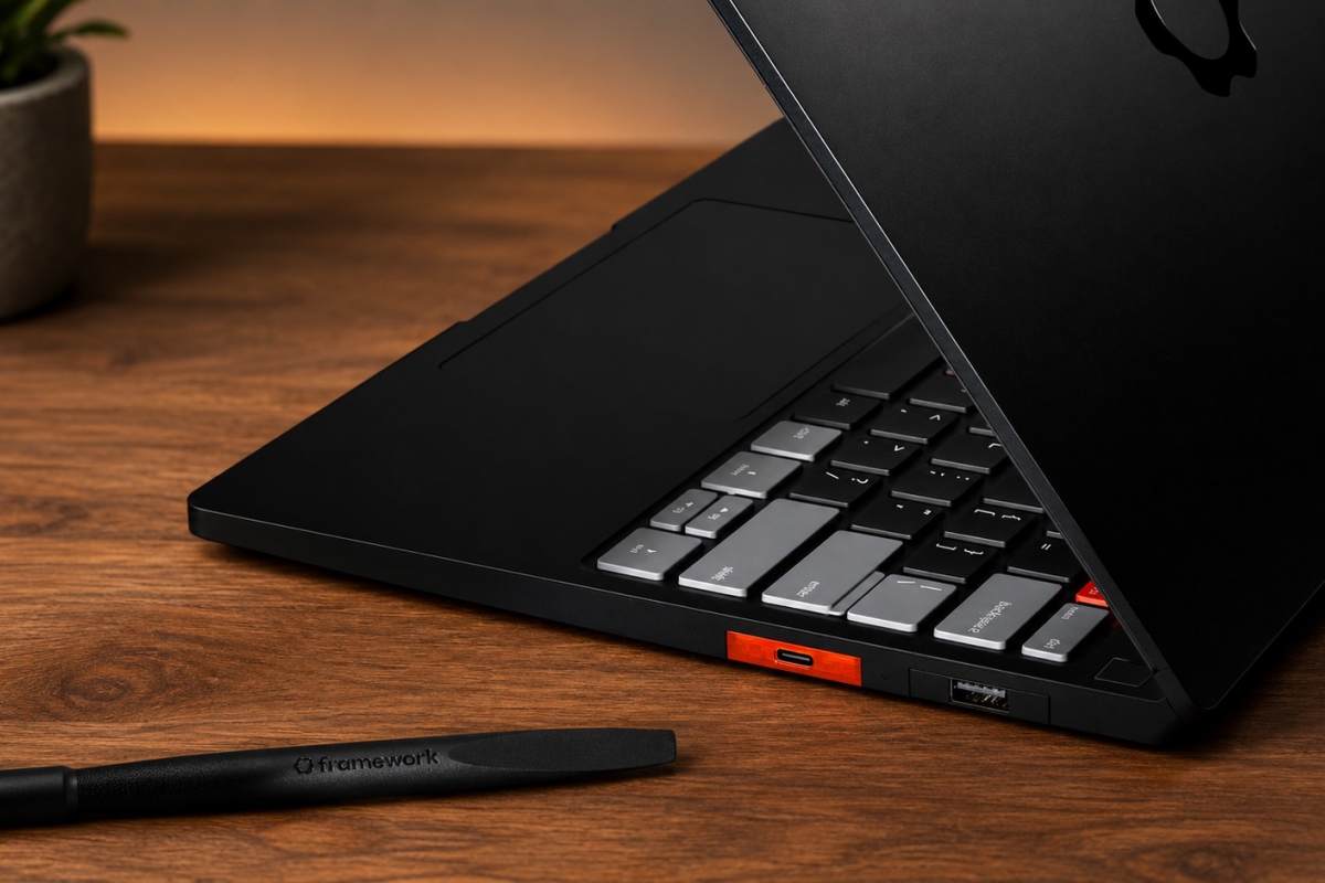 The Framework Laptop 13 Pro is delayed due to a failure in the haptic trackpad and another in the screen detected before production