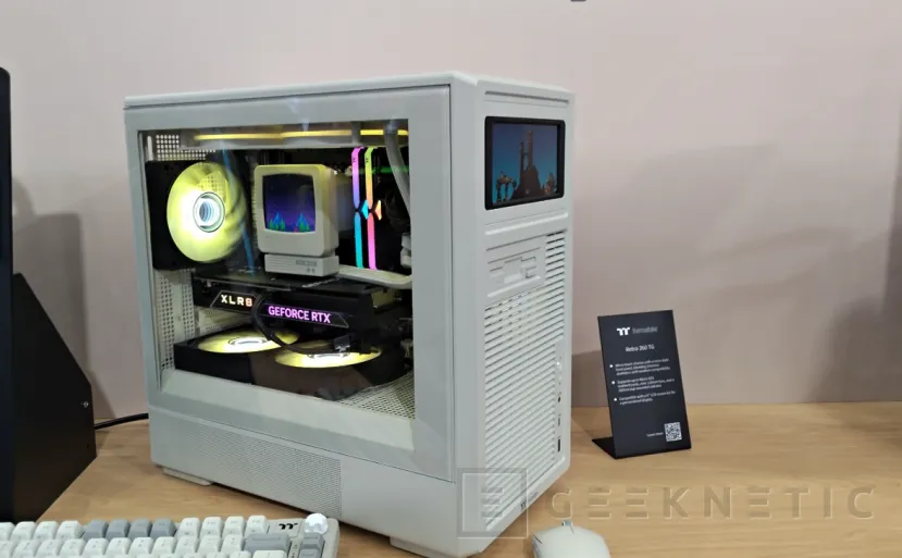 Geeknetic Retro design meets modern connectivity and materials in the Thermaltake Retro 360 TG 3