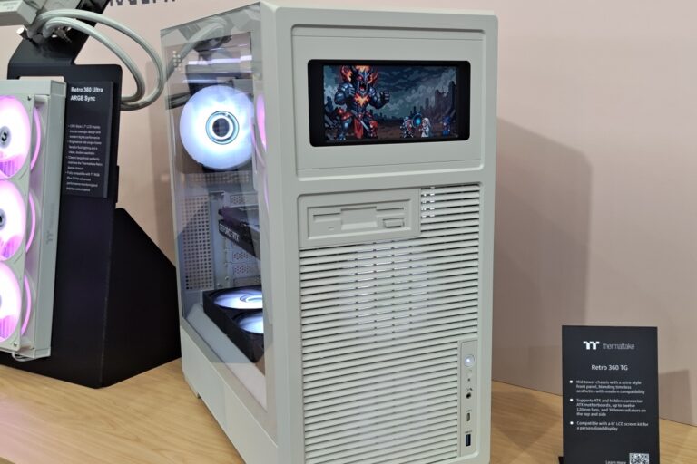 Retro design meets modern connectivity and materials in the Thermaltake Retro 360 TG