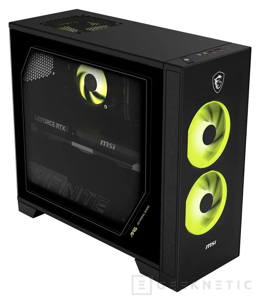 Geeknetic MSI presents the MAG Infinite Z, a compact gaming desktop with Ryzen 9000 and RTX 5070 Ti 2