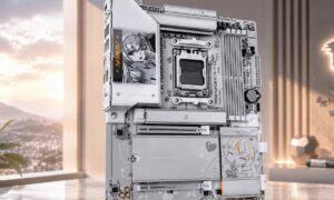 GIGABYTE launches the B850 AORUS ELITE-P ICE board in Ari edition for anime fans and PC DIY