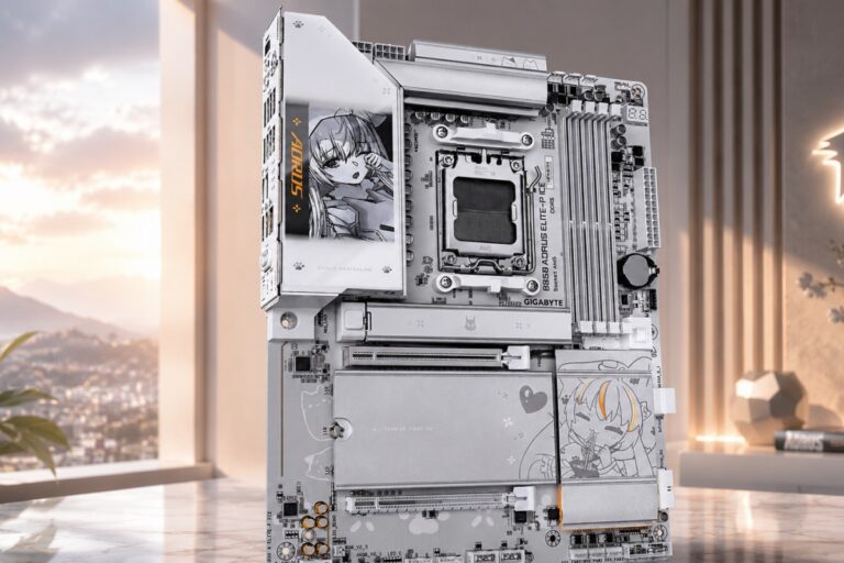 GIGABYTE launches the B850 AORUS ELITE-P ICE board in Ari edition for anime fans and PC DIY
