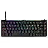 ASUS ROG Falchion Ace HFX 65% Analog Gaming Keyboard, ROG HFX Magnetic Switches, Quick Release, Touch Panel, 8000 Hz, Five-Layer Damping, Housing, ABS Keys, Spanish QWERTY