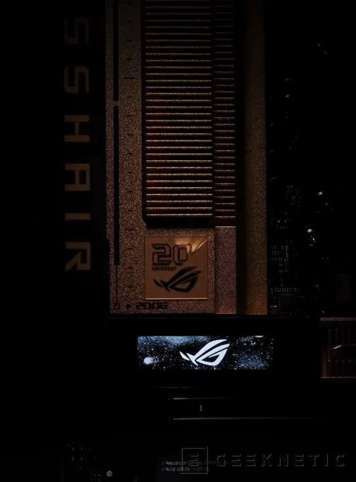 Geeknetic ASUS leaves hints of a retro ROG Crosshair with copper details and classic logo 2