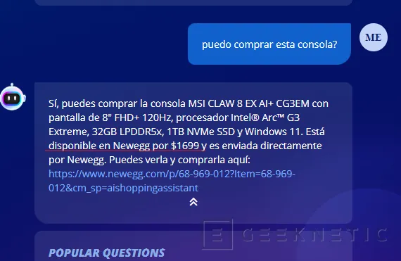 Geeknetic The MSI Claw 8 EX AI+ arrives for $1,799 and becomes the most expensive Windows laptop 2