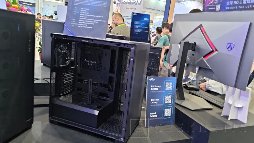 Geeknetic The FSP U500 and U501 arrive as E-ATX cases for workstations, one with a 480 mm front radiator and the other with mesh panels and 16 cm 2 fans