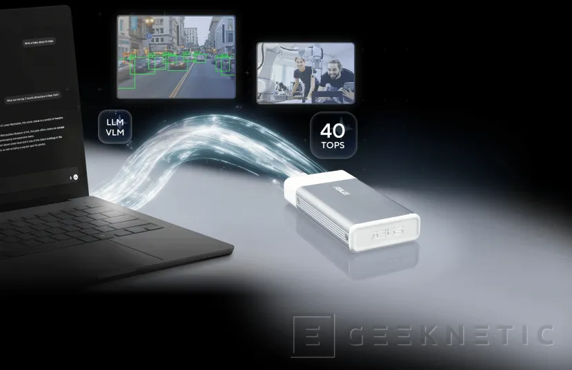 Geeknetic ASUS UGen300: a USB that adds 40 TOPS of AI power to any device 2