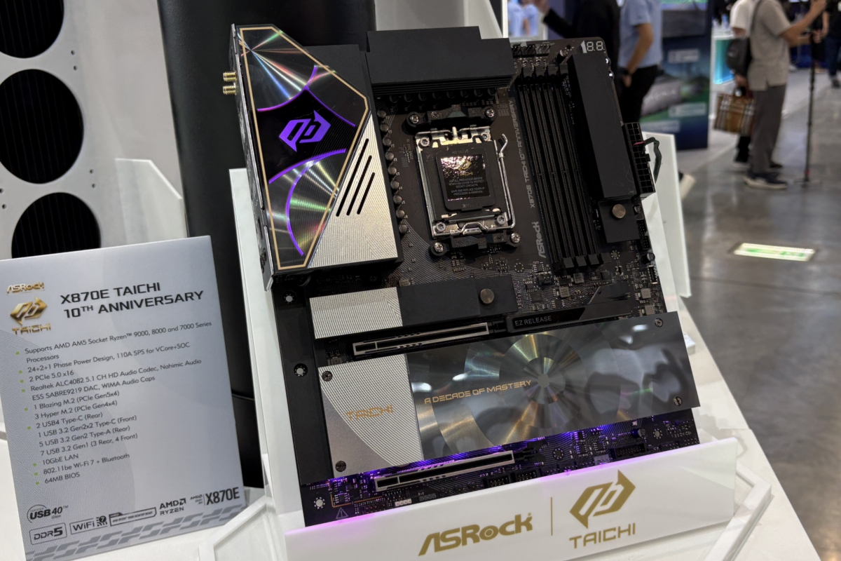 ASRock shows us its AM5 catalog with X870E, X870, B850 and B650 boards in the heat of Taichi's tenth anniversary