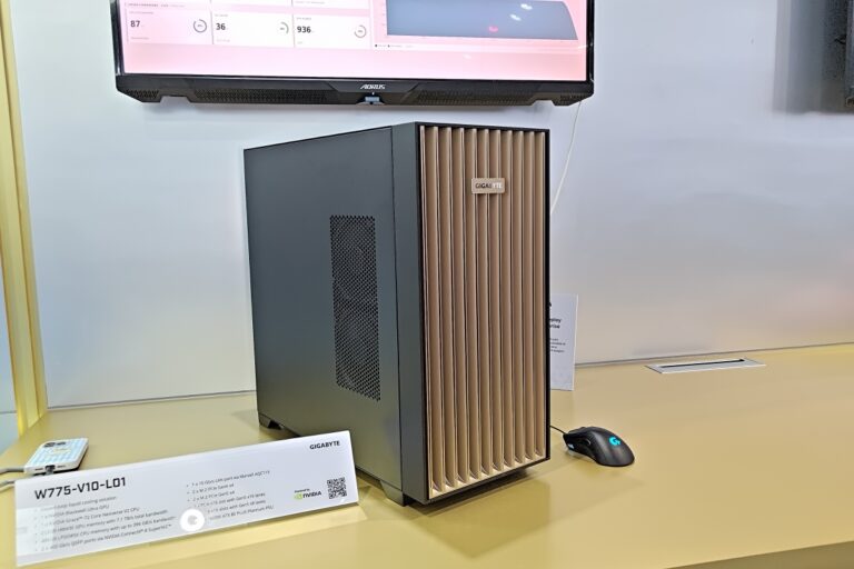 Gigabyte shows at Computex 2026 from mini PC for agents to a desktop supercomputer with GB300
