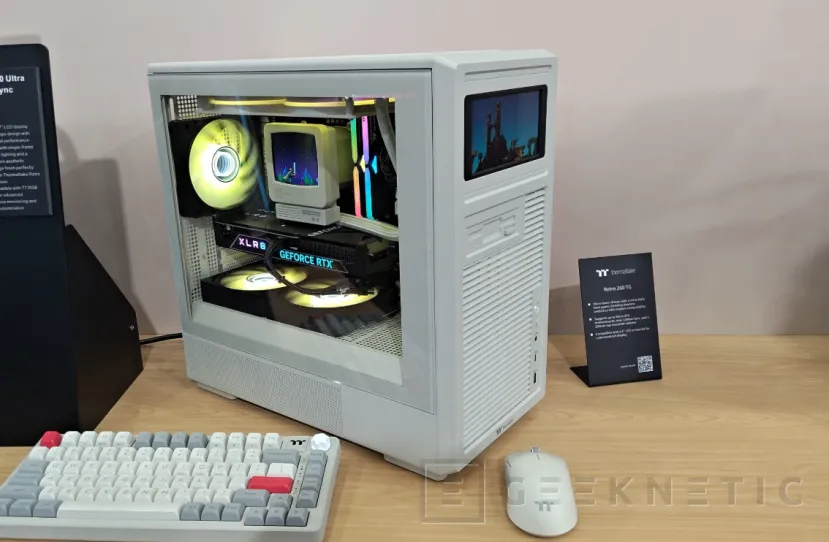 Geeknetic Retro design meets modern connectivity and materials in the Thermaltake Retro 360 TG 2