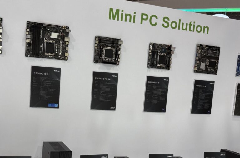 This is the mini PC of less than 5 liters with PCIe 5.0 x16 from ASRock that arrives together with the 1.2-liter Tiny H810 with Core Ultra