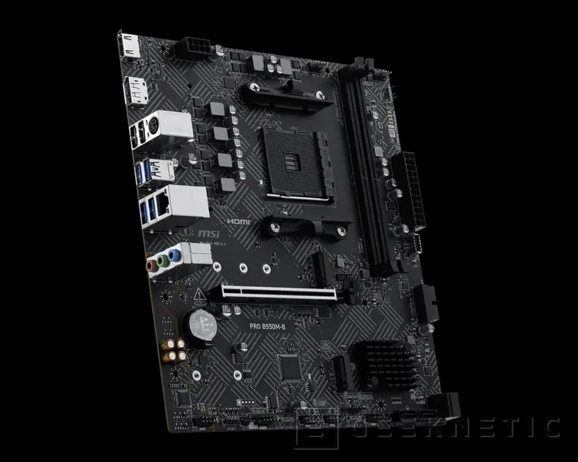 Geeknetic MSI launches new B550M-P and B550M-B motherboards that extend the life of the AMD AM4 3 socket