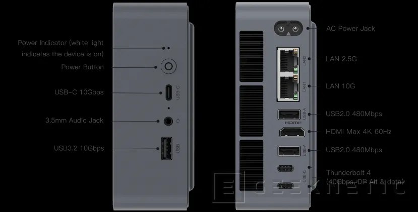 Geeknetic This Beelink MiniPC with Intel WildCat Lake processor relies on UFS 3.1 storage instead of an M.2 SSD 4