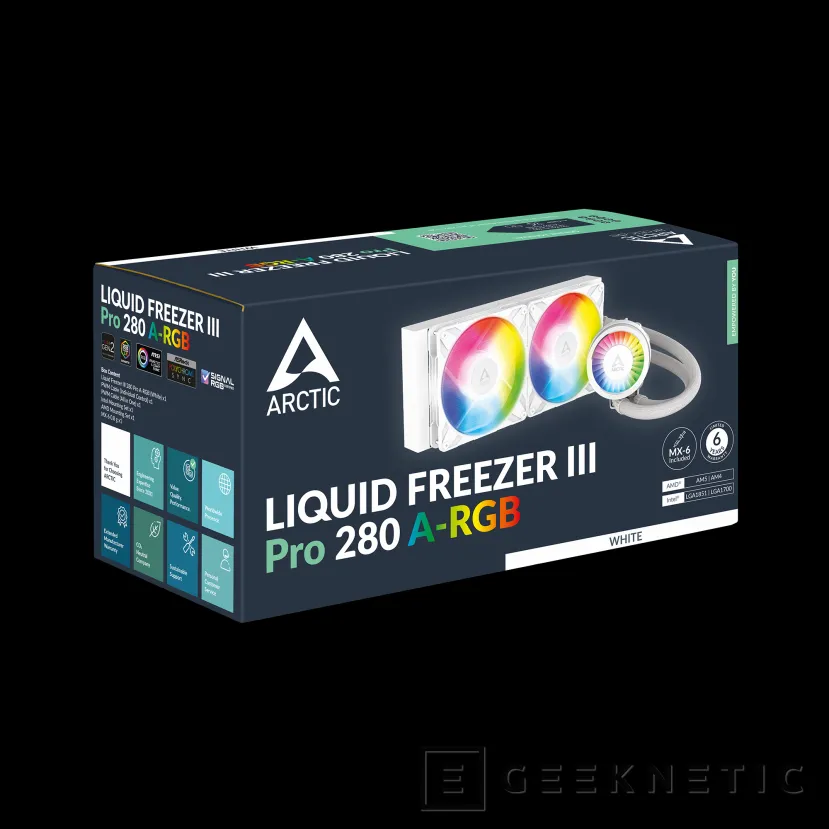 Geeknetic The 280 mm Arctic Liquid Freezer III drops to a record price of 24.99 euros 6