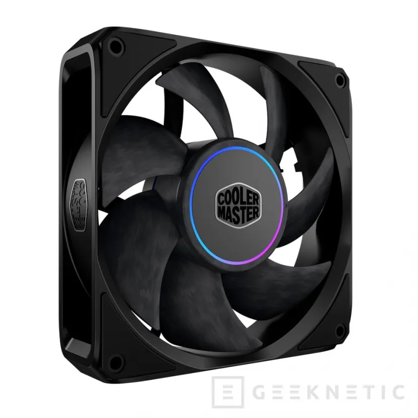 Geeknetic Cooler Master's new fans use cast aluminum blades to avoid deformation at high revolutions 3
