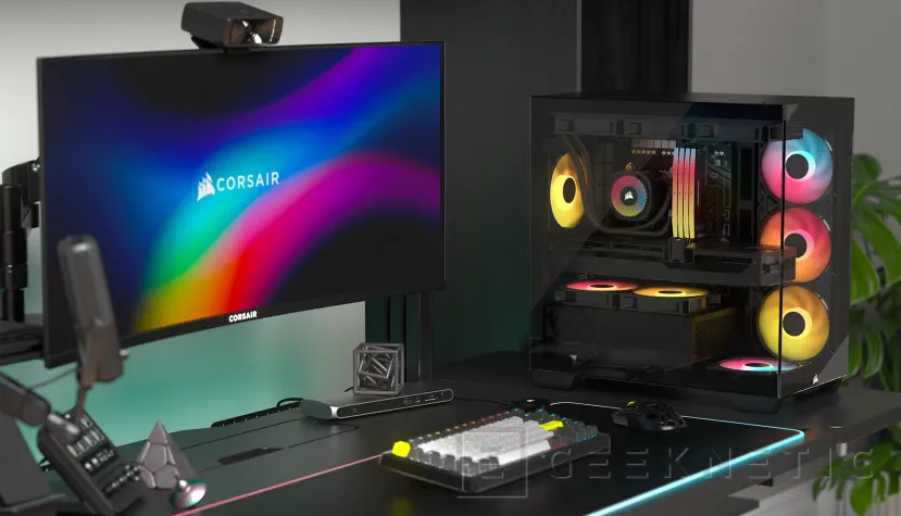 Geeknetic Corsair 2800X RS-R ARGB, micro ATX tower with space for large format graphics 2