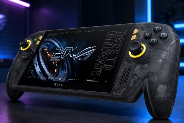 ASUS confirms that the Ally X20 with OLED screen will be sold without augmented reality glasses