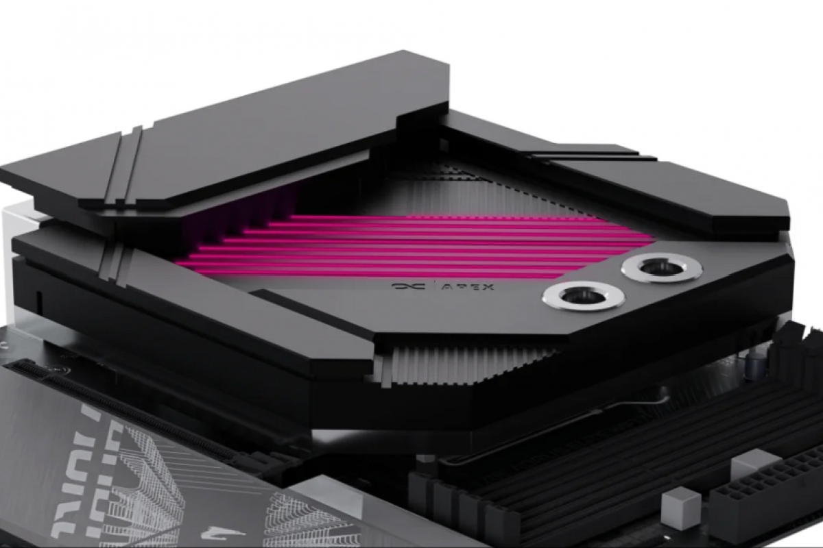 The new Alphacool Apex monoblocks cool CPU, VRM and M.2 SSD on AM5 boards from ASUS, GIGABYTE and MSI