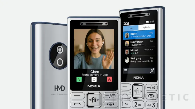 Geeknetic HMD launches four Nokia phones with physical keyboard and integrated artificial intelligence 2