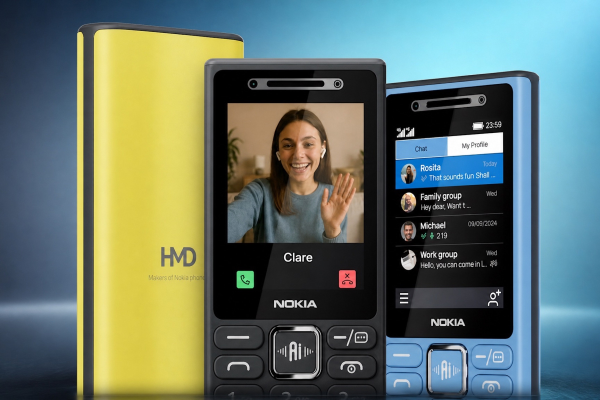 HMD launches four Nokia phones with physical keyboard and integrated artificial intelligence