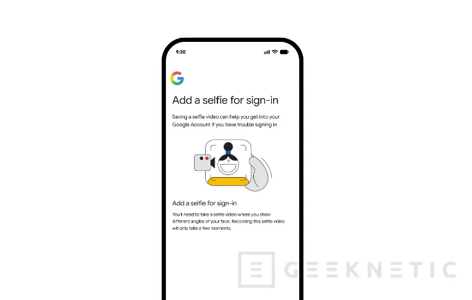 Geeknetic Google adds video selfie login to recover accounts and avoid lockouts 2