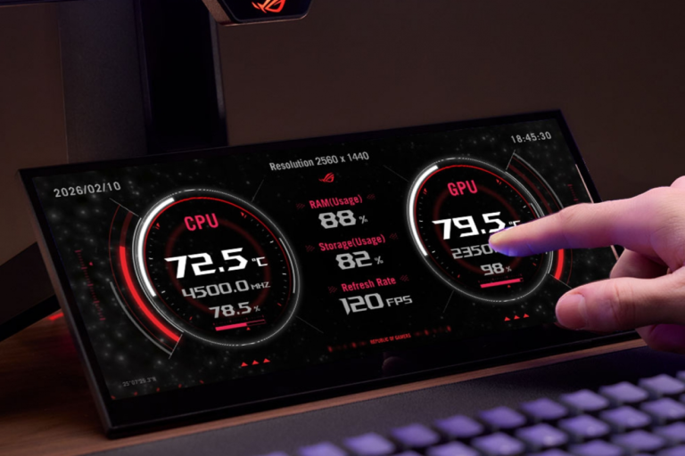 The ASUS ROG Strix XG129C arrives, a 12.3-inch ultra-wide touch monitor to control the PC while you play
