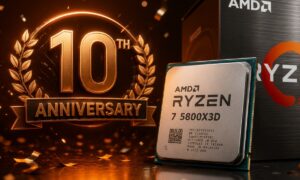AMD relaunches the Ryzen 7 5800X3D with a different manufacturing process for its 10th anniversary