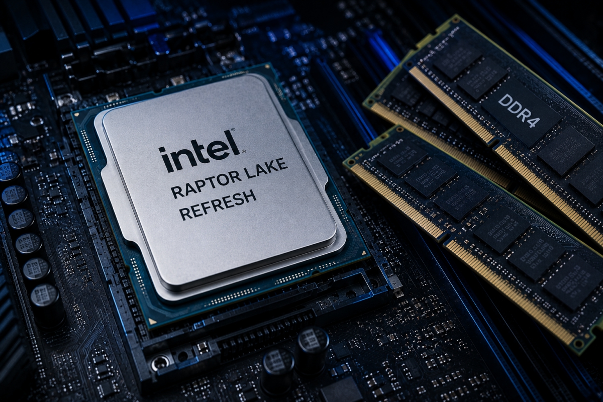 The Intel Raptor Lake Next for laptops will arrive to take advantage of the DDR4 memory stock