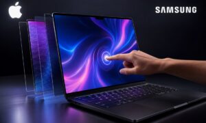 The MacBook Pro with OLED touch screen will arrive with panels manufactured exclusively by Samsung