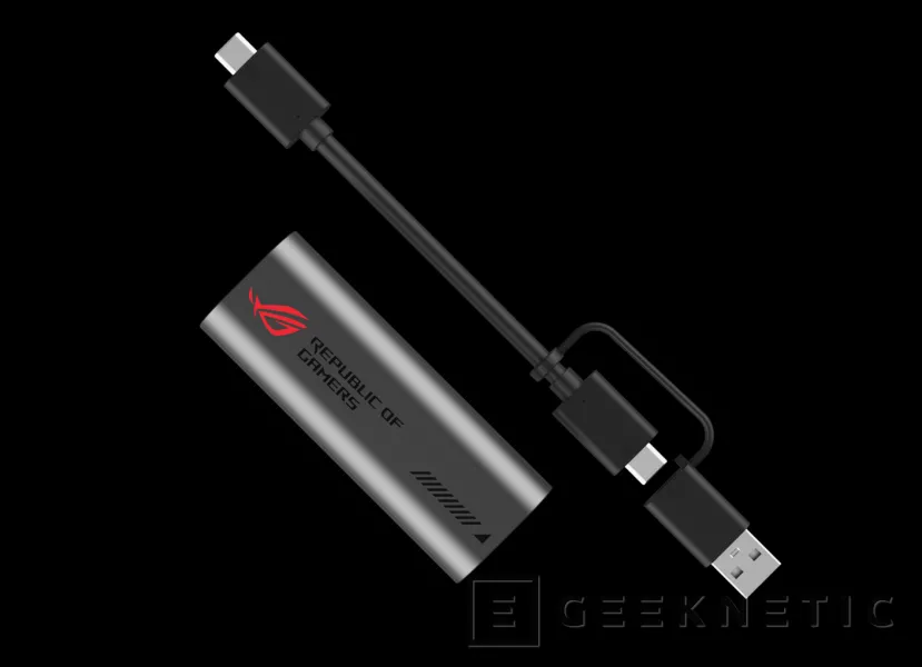 Geeknetic The ASUS ROG USB-C10G brings 10Gbps Ethernet connectivity to your PC via USB 3
