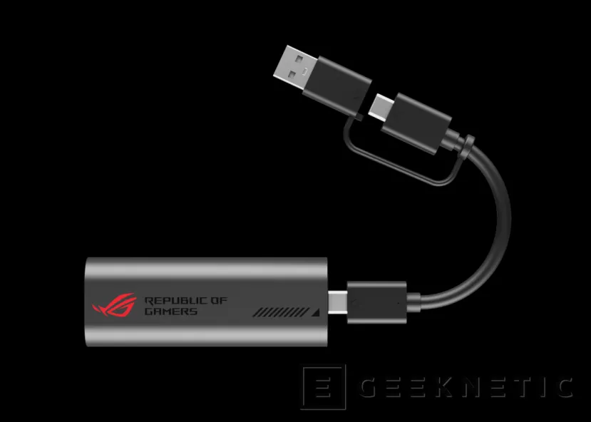 Geeknetic The ASUS ROG USB-C10G brings 10Gbps Ethernet connectivity to your PC via USB 2