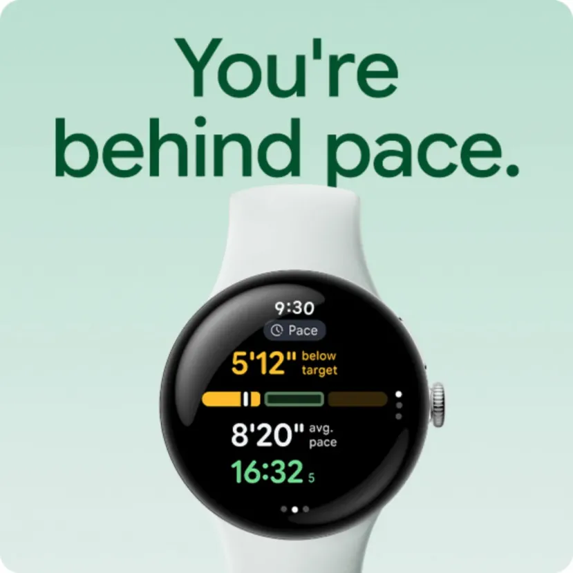 Geeknetic New images of the Google Pixel Watch 5 revealed reveal its health and sports functions and various colored straps 7