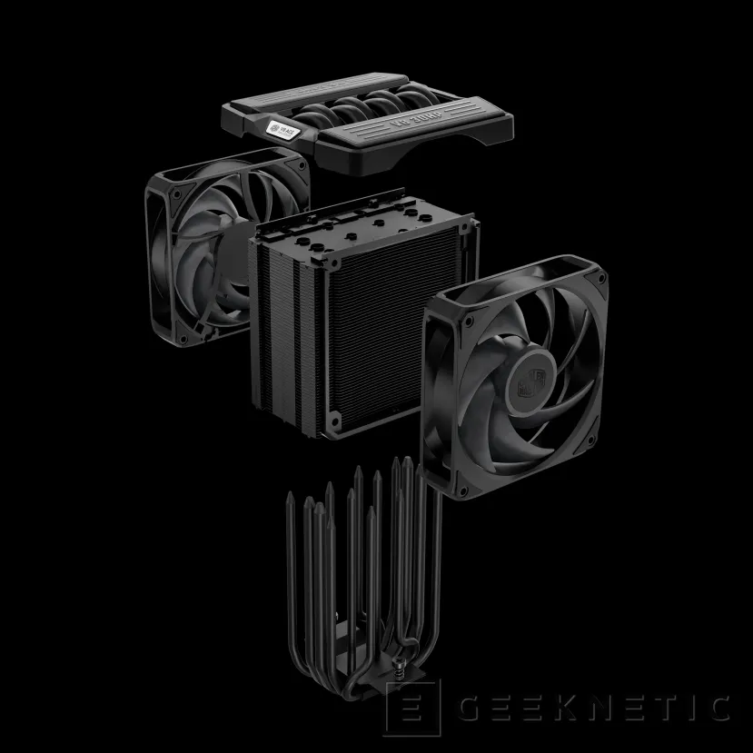Geeknetic The new Cooler Master V8 ACE 3DHP is a single tower cooler with dual tower performance 3