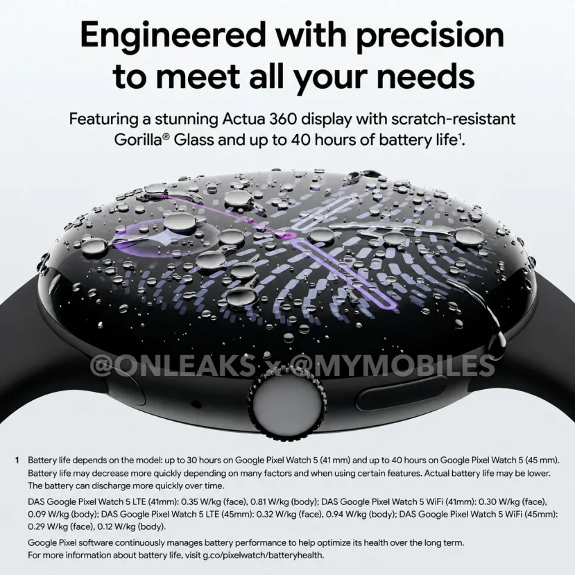 Geeknetic Leaked the entire Pixel Watch 5: Features and prices for the new Google Watch 2